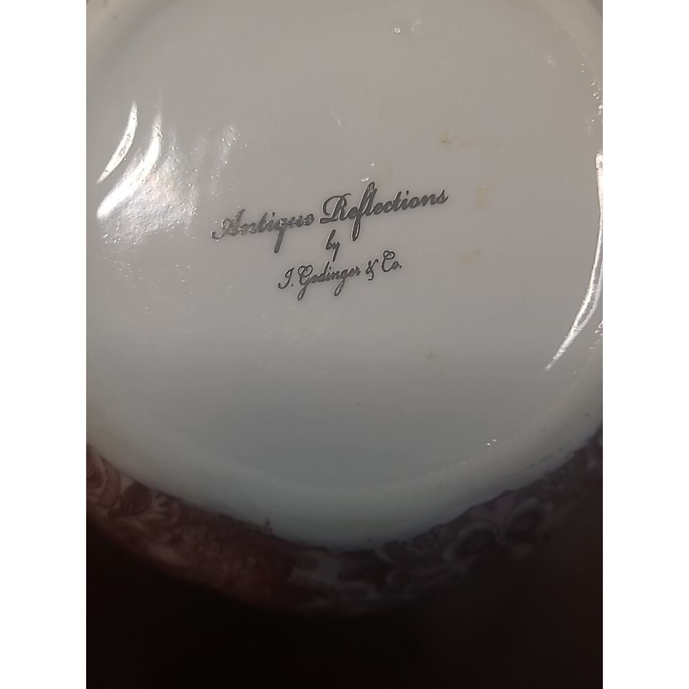 Antique Chintz Reflections Vintage Godinger Floral Porcelain Teapot DIY Decor - Picture 8 of 16